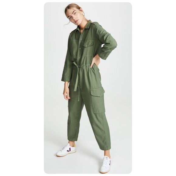 Citizens of Humanity Premium Vintage Surplus Green Nova Utility Coverall - Picture 2 of 12